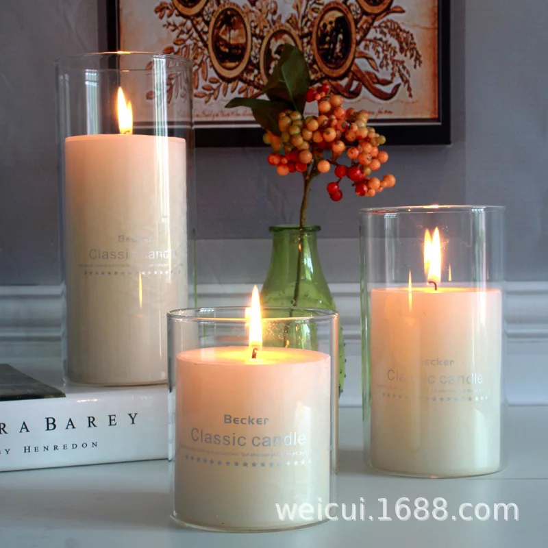 Классические стеклянные подсвечники в скандинавском стиле простое искусство