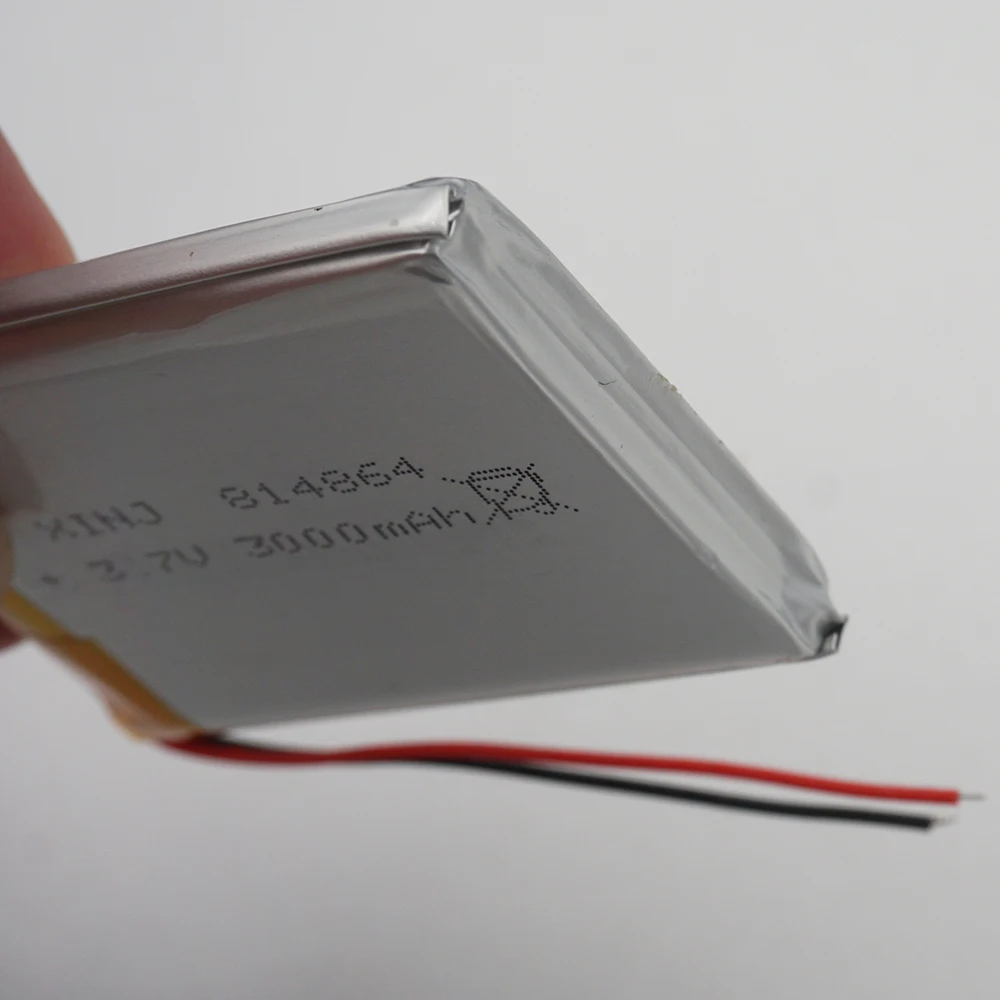 XINJ 3 7 V 3000 mAh перезаряжаемый литиево полимерный LiPo аккумулятор 814864 для