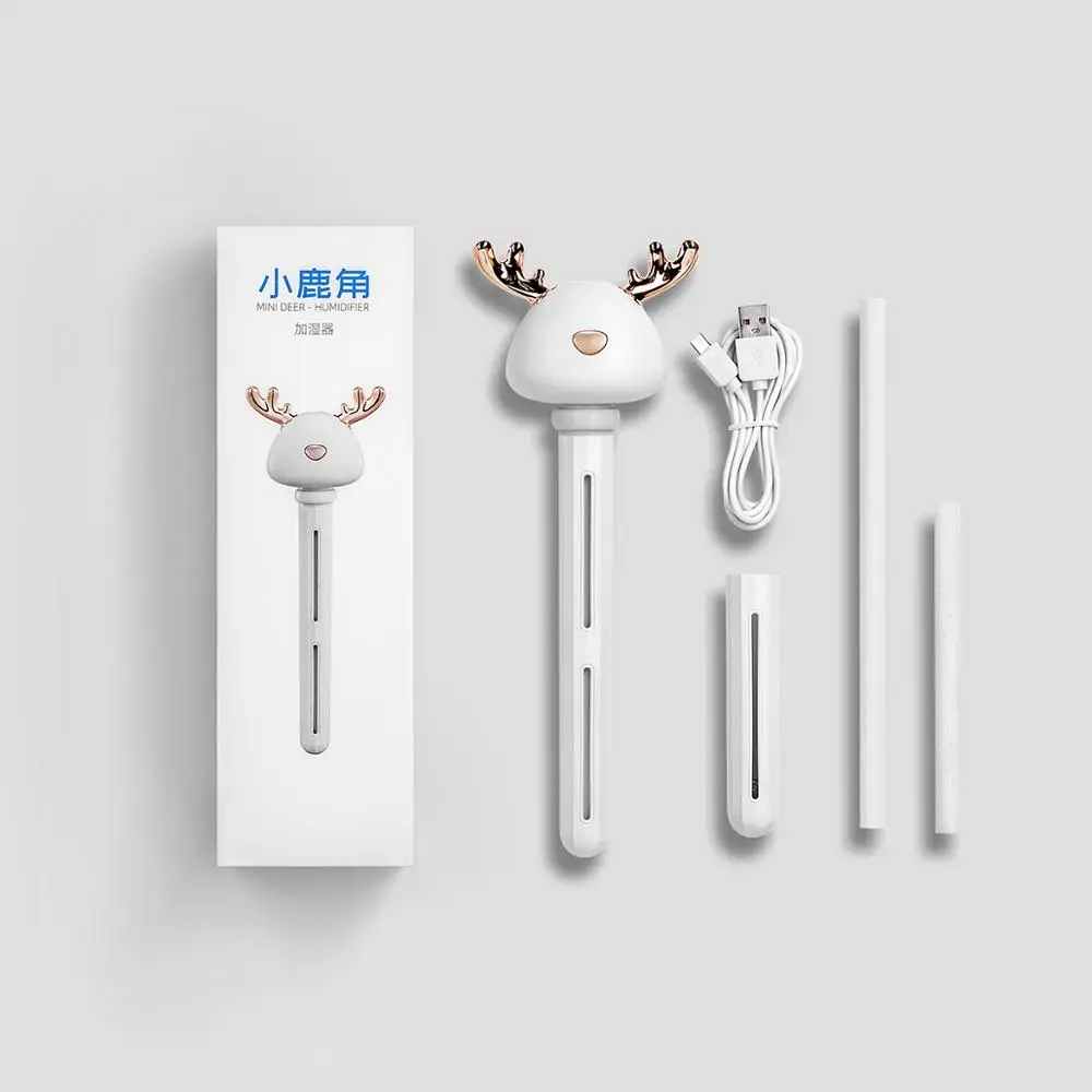 Портативный мини увлажнитель воздуха для автомобиля с изображением оленя usb