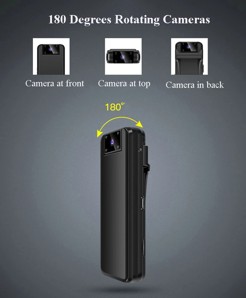 A8 мини-видеокамеры HD 1080P Диктофон фото полицейская ручка wifi камера тело изношенная Спортивная камера 128 ГБ запись обнаружения движения