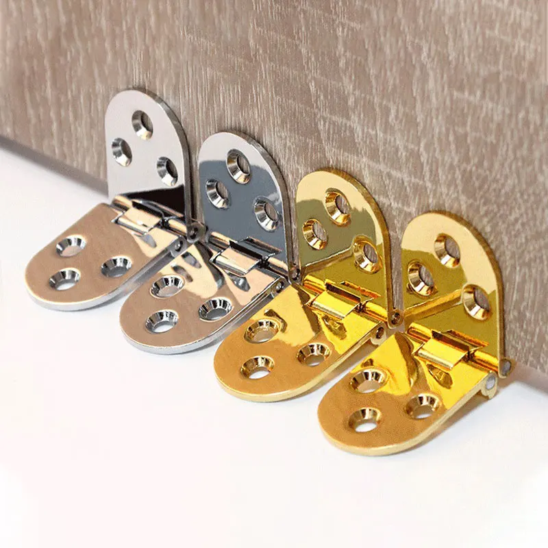 

1pc Flap Folding Hinges Hidden Hinge Cabinet Table Doors Thicken Zinc Alloy 180 Degree Table Top Furniture Concealed Support