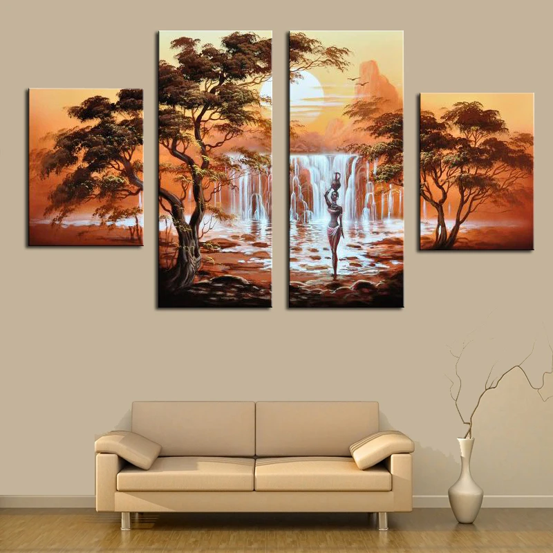 4 предмета в комплекте африканском стиле Женские туфли телесного цвета 5D Diy