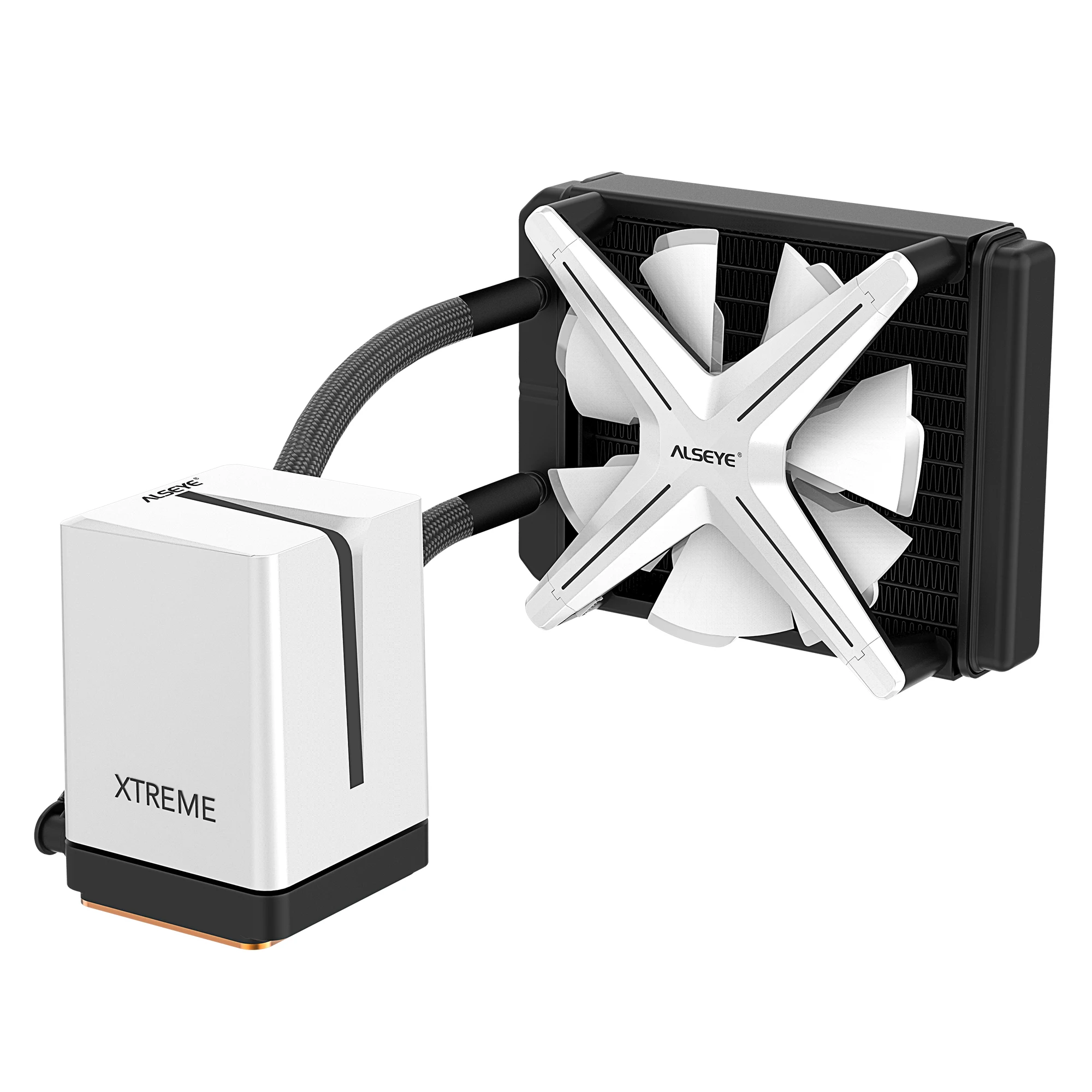 Охладитель жидкости серии ALSEYE XTREME AIO X120 регулируемое RGB Освещение для LGA
