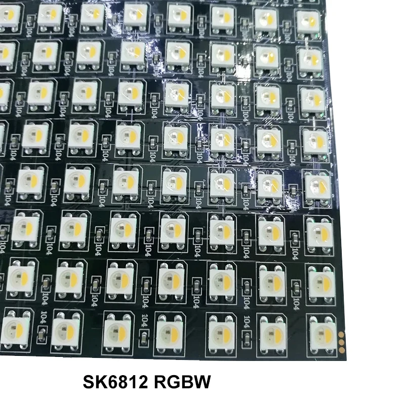 5 В SK6812 RGBW светодиодная панель 8x8 8x32 16x16 пикселей лампа цифровой гибкий программируемый индивидуально адресуемый полноцветный экран (art.: 3920cb45ba460) - 3920cb45ba460