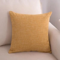 hot 45cmx45cm solid color square pillowcase pillow cushion cover sofa bed car decor