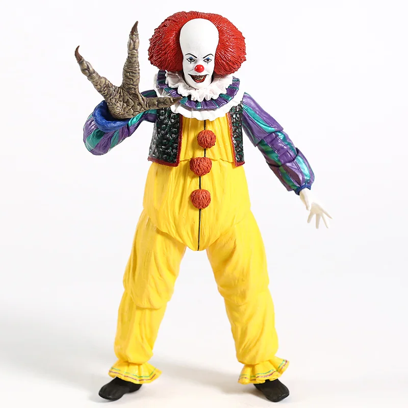Neca Pennywise Joker 1990 клоун Стивена Кинга ПВХ фигурки героев игрушки Хэллоуин украшение