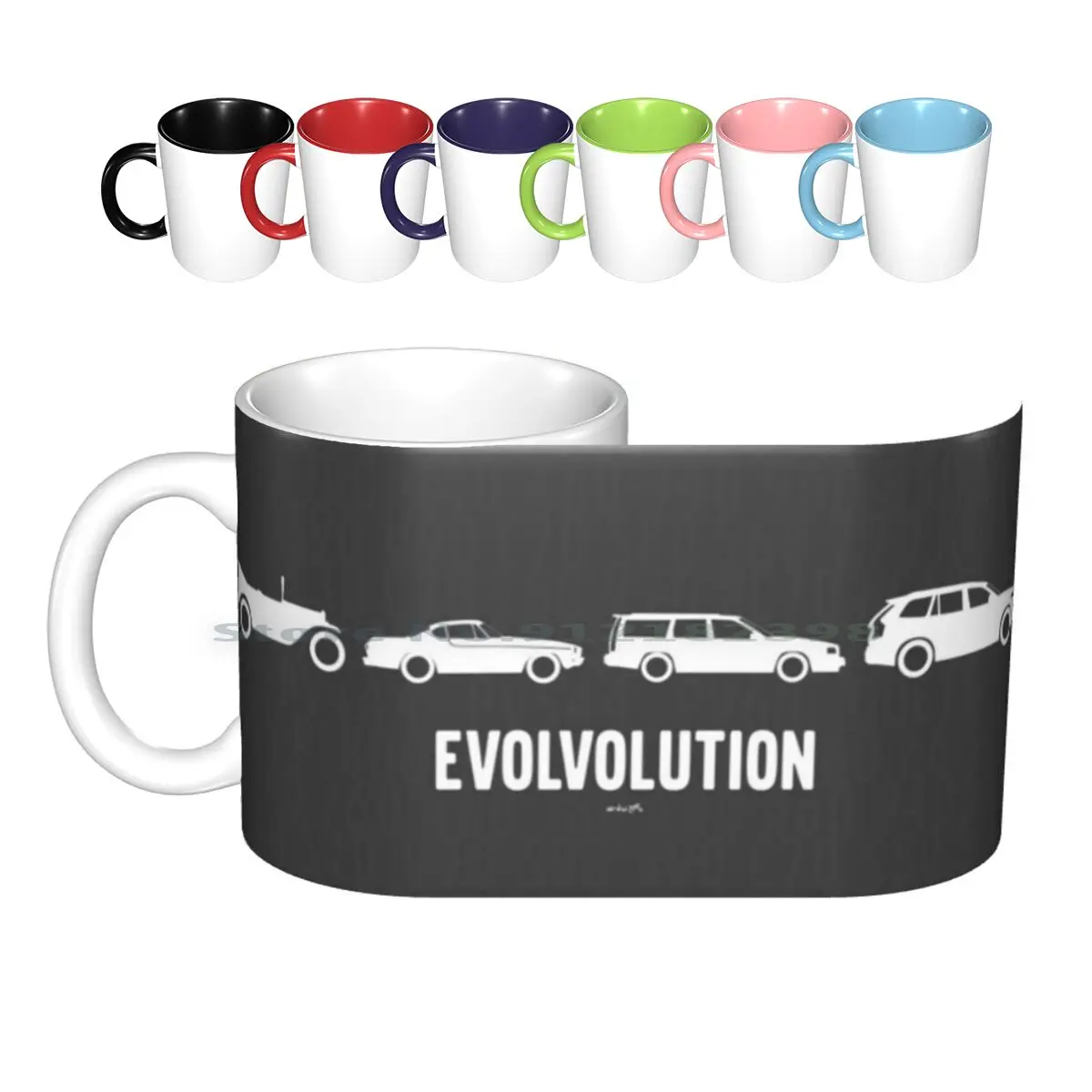 

Керамические кружки, кофейные чашки, Кружка для молока и чая, чашка Evolution Graphic V4 P1800 850 Xc90, Швеция, Шведский двигатель значка T5 R T5, прогрессиров...