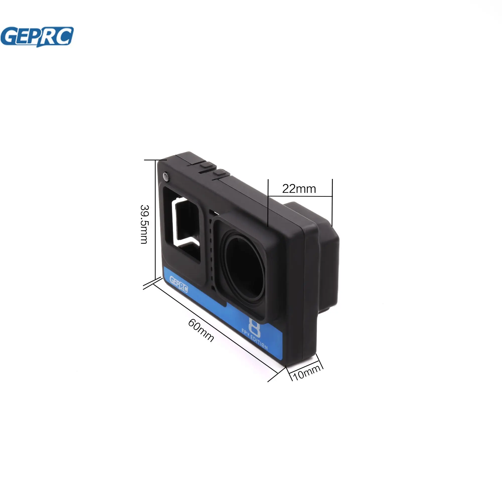 GEPRC-Funda de GoPro Hero 8 desnuda, adecuada para instalar Marco de c&aacute;mara adicional, Kits DIY RC FPV Quadcopter Freestyle Drone-4