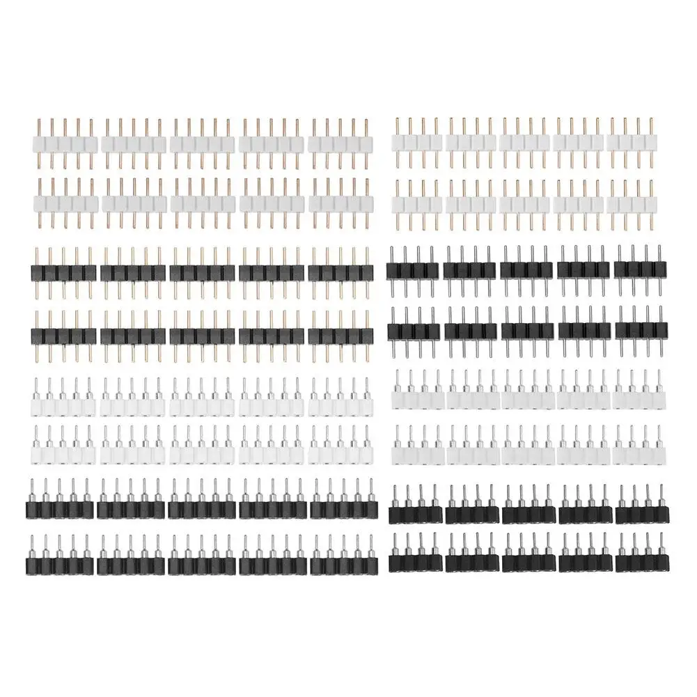 

10 шт., 4 контакта, 5 контактов, 6 контактов, RGB, RGBW, RGBWC