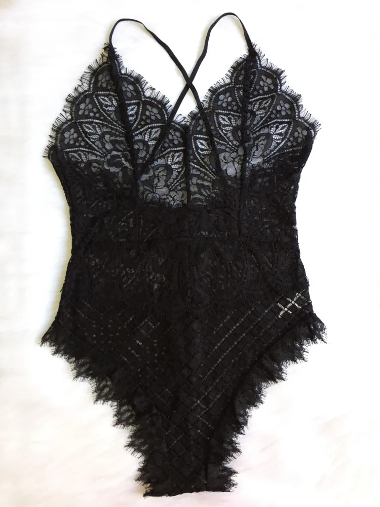 

Sexy Lace Sling Jumpsuit Nightclub Bar Female Singer DJ Ds Gogo Dance Costumes Jazz Hip Hop Dance Clothes Stage Outfits SL2397