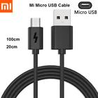 Оригинальный Xiaomi Mi Micro USB кабель 2A кабель для быстрой зарядки и синхронизации данных для Mi 4 4C 5x Redmi 4 4A 4X 5 6 6a 7 7A S2 Note 5A 6 6A Pro