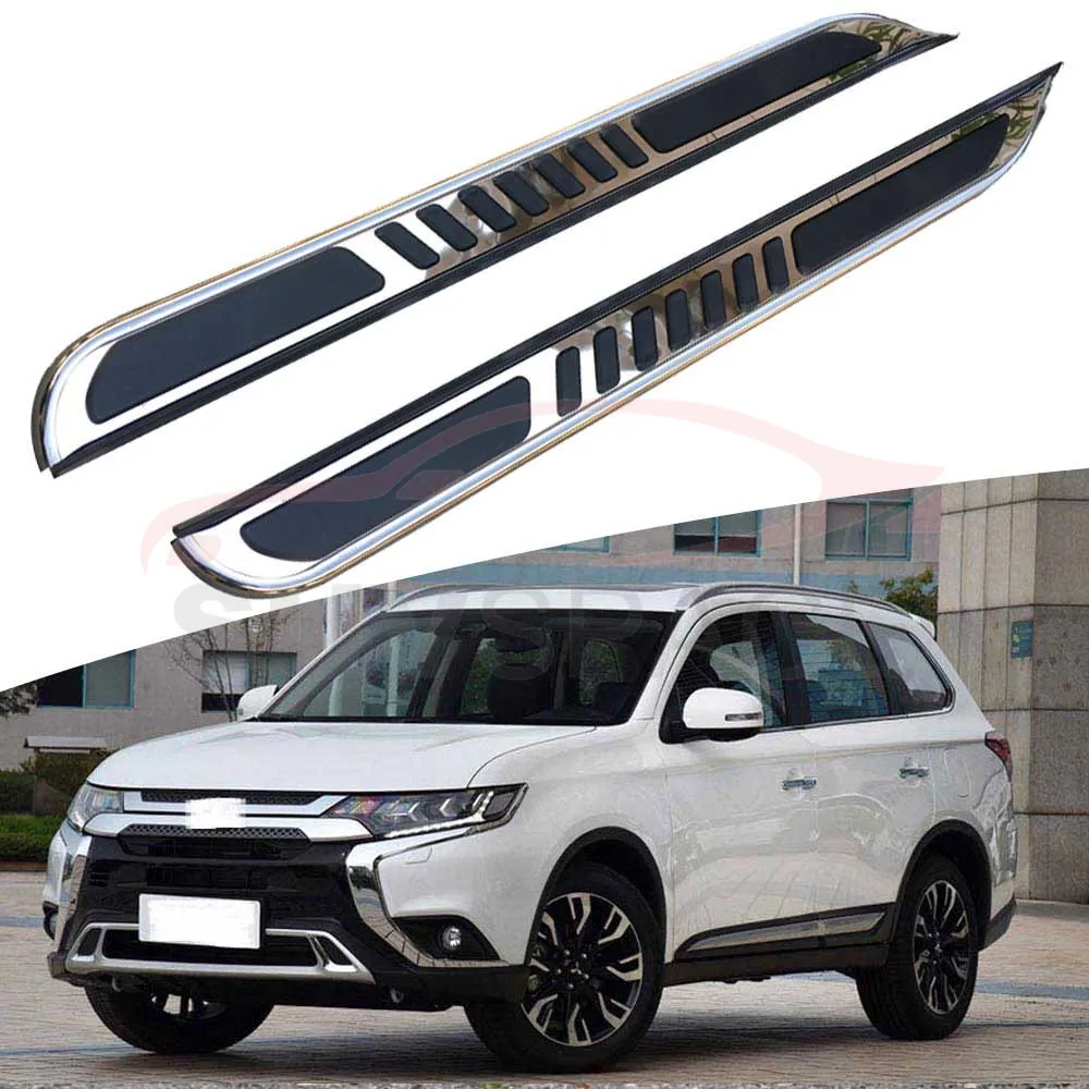 Боковой Шаг подходит для Mitsubishi Outlander 2016-2020 Беговая доска nerf bar 2 шт. Левая Правая