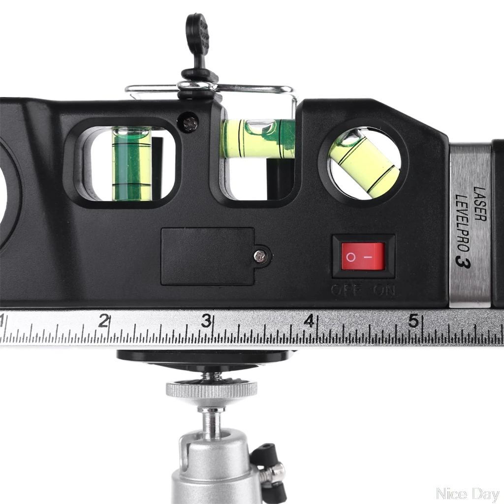 Lasers Level Levelling 2 Lines Nivel Laser Professional Horizon Vertical Ruler Multipurpose Measure Aligner Bubbles | Инструменты