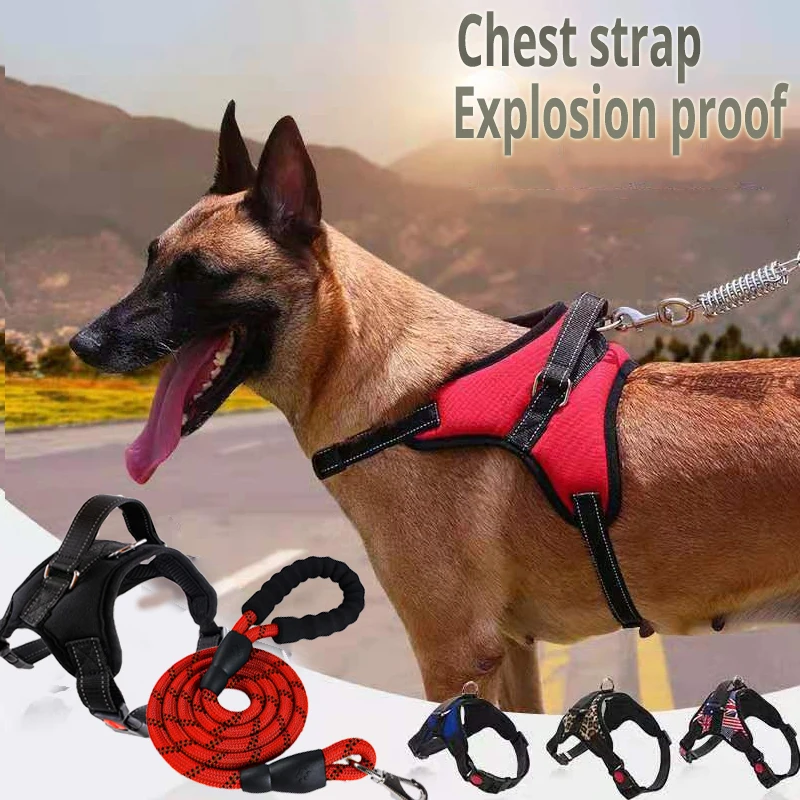 

Adjustable Pet Dog Harness Reflective Breathable for Dog Harness Pet Walking Harness For Small Medium big Dogs Vest Pet Supplies