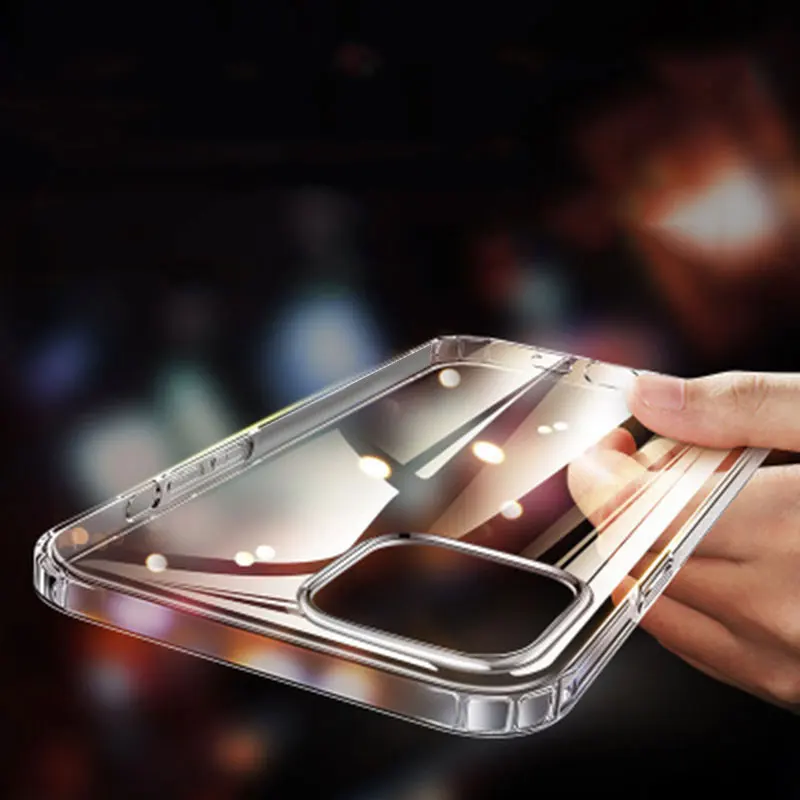 

Transparent Phone case For iPhone 11 12 Pro Xs Max Silicone Shockproof Case iPhone 8 Plus 6 7 SE 2020 Xr Case for iPhone X Cover
