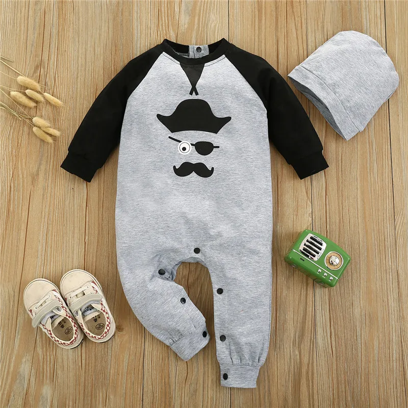 Комбинезон для мальчиков из 100% хлопка с длинным рукавом A377 |