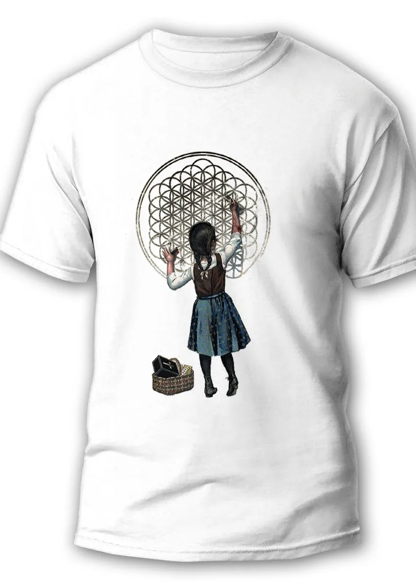 Футболка мужская белая Bring Me the Horizon (Брайнг ми зе горайзен music rock Metalcore Оливер