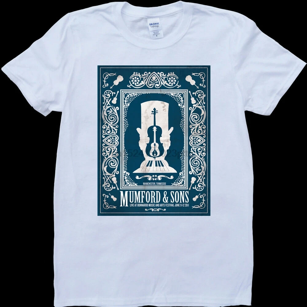 Белая футболка на заказ Mumford And Sons |
