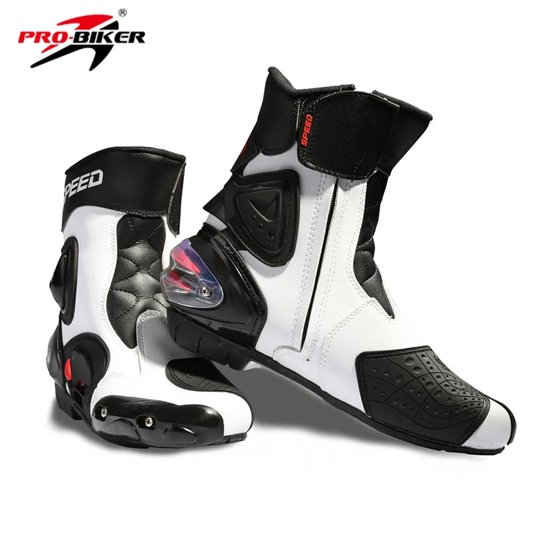 

Riding Tribe Motorcycle Boots professional Speed Microfiber Leather Motocross boots Riding sports road Motorboats