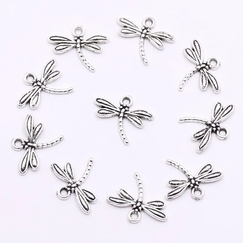 10 шт. подвески в виде стрекозы|Шармы| |