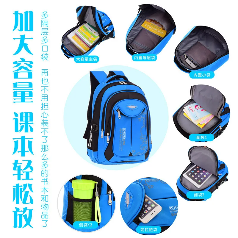 Waterproof Orthopedic Backpack Children School bags Kids Book Bags schoolbags primary school Backpack Boys Girls bolsa infantil