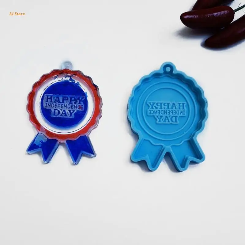

U.S. National Emblem Keychain Epoxy Resin Mold Earrings Necklace Silicone Mould