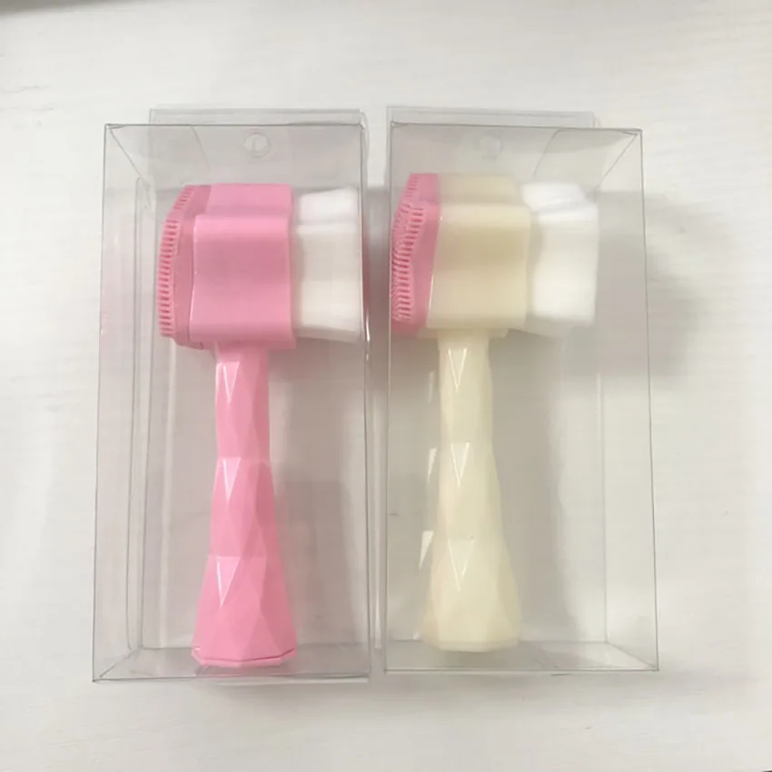 

Handheld Face Cleaner Mini Silicone Massage Brush Washing Machine Skin Pore Cleaner Beauty Massager Wash Face Cleansing Brush