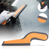 foshio handle rubber scraper car cleaning tool glass window tinting film install clean squeegee water remover wash accessories