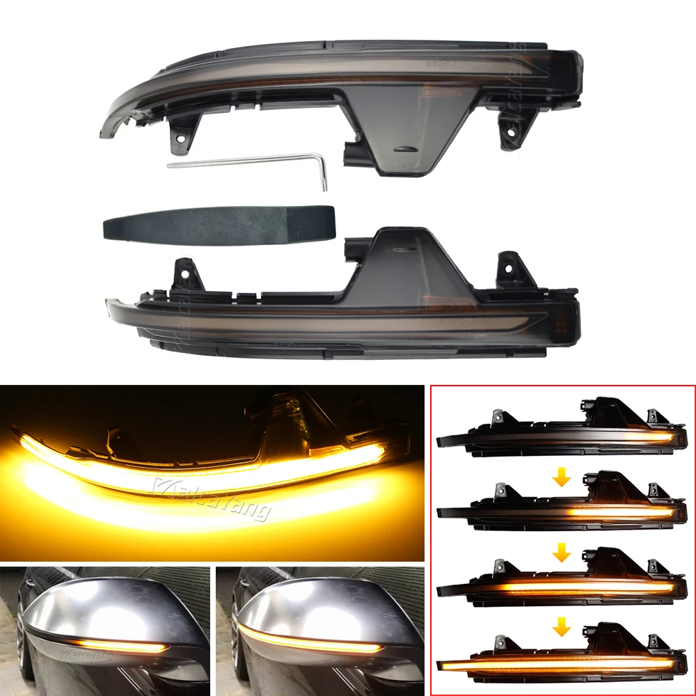 

Dynamic Turn Signal LED Side Wing Rearview Mirror Sequential Indicator Blinker Repeater Light For Audi A7 S7 RS7 4G8 2010-2017