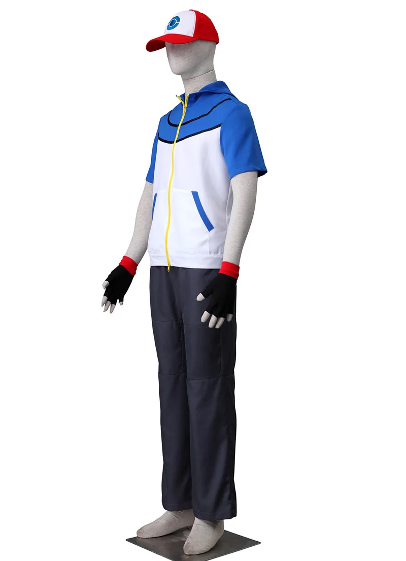 

(QYY-052) Pocket Monster Ash Ketchum Uniform 3rd Anime Cosplay Costume