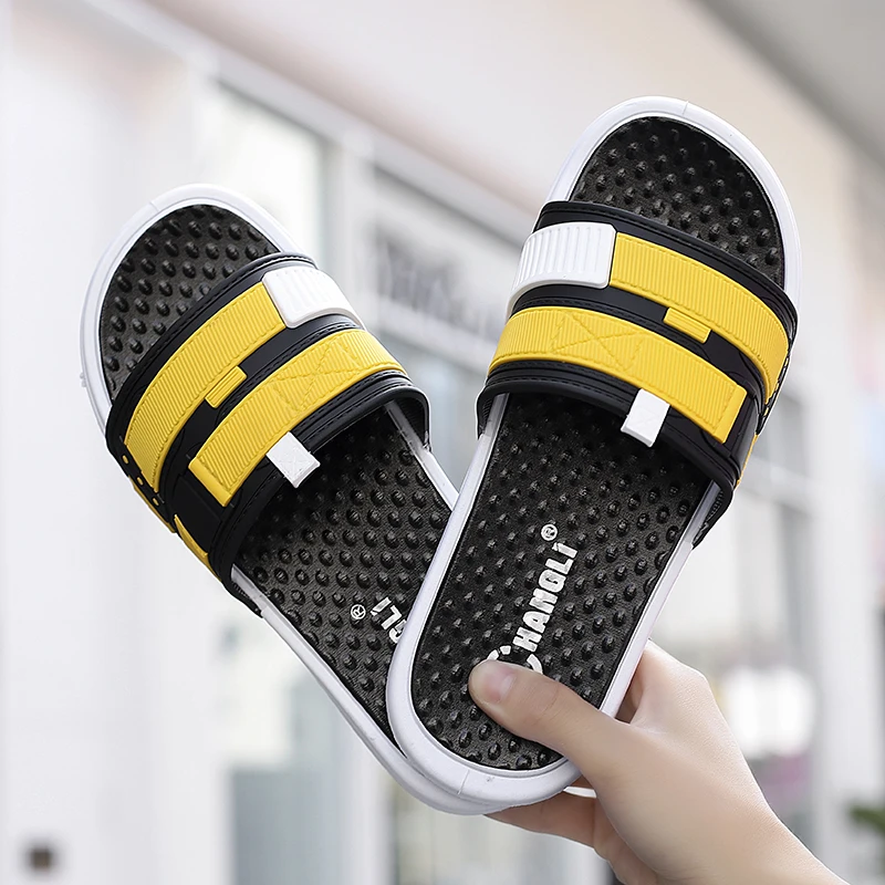 cyytl summer men women slippers soft outdoor indoor casual beach slides shower boys non slip sandals bathroom zapatillas de casa free global shipping
