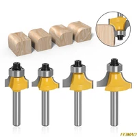 1 pc router bit 6mm shank corner round over with bearing milling cutter tungsten carbide for wood woodwork tool