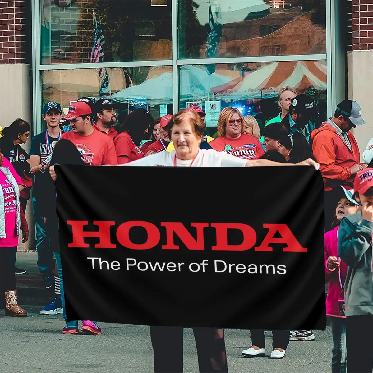 Высокое качество индивидуальный принт Honda The Power Of Dreams мужской размер M 3Xl детский