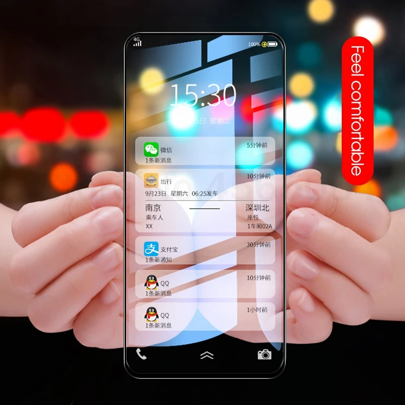 Защитное стекло на весь экран для Samsung Galaxy A70 A80 A90 A8 2018 A7 закаленное J4 J6 Plus |