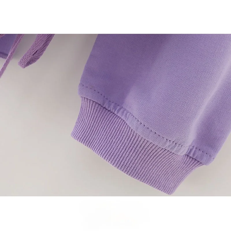 

Women Fashion Ruffles Patchwork Loose Irregular Sweatshirts Vintage O Neck Long Sleeve Female Pullovers Chic Tops