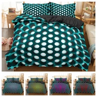 new pattern 3d digital honeycomb printing duvet cover set 1 quilt cover 12 pillowcases single twin double full queen king