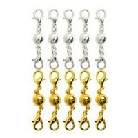 10pcs jewelry making strong magnetic clasps gold plated for necklace silver