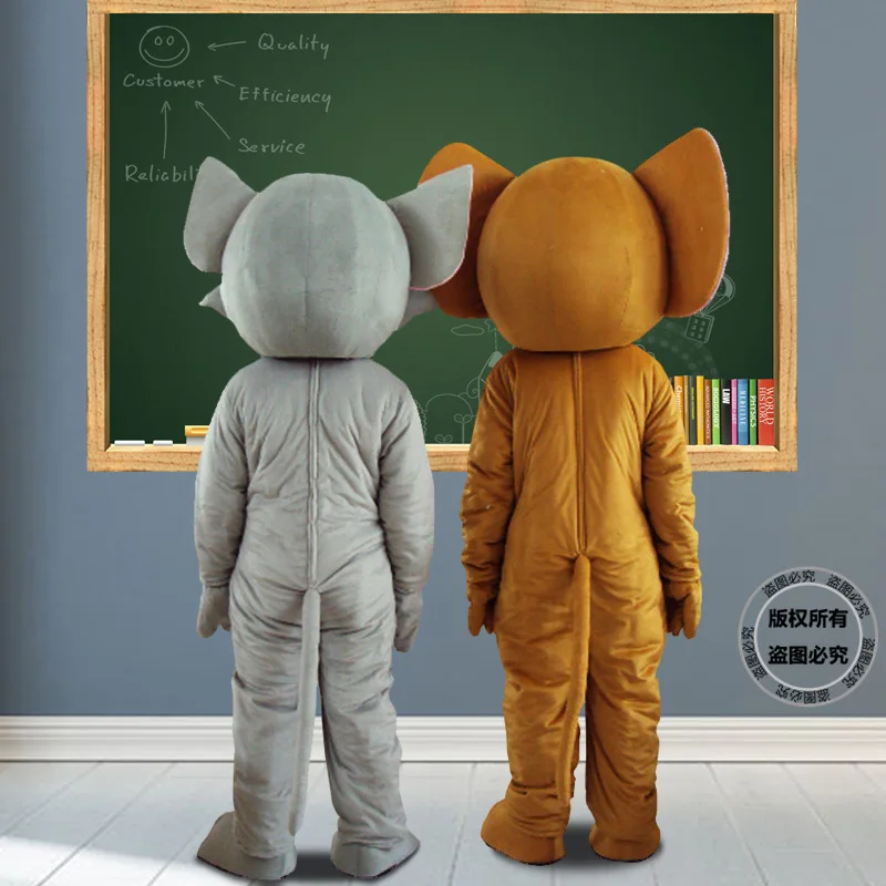 

Tom and Jerry mouse walking cartoon figure Tom and Jerry cartoon figure costumes walking doll props show animation headgear new