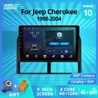 Автомагнитола 2DIN, Android 1998, для Jeep Grand Cherokee II WJ 2004-, GPS-навигация, стереоприемник, DSP, Авторадио, NO 2DIN, DVD, IGO