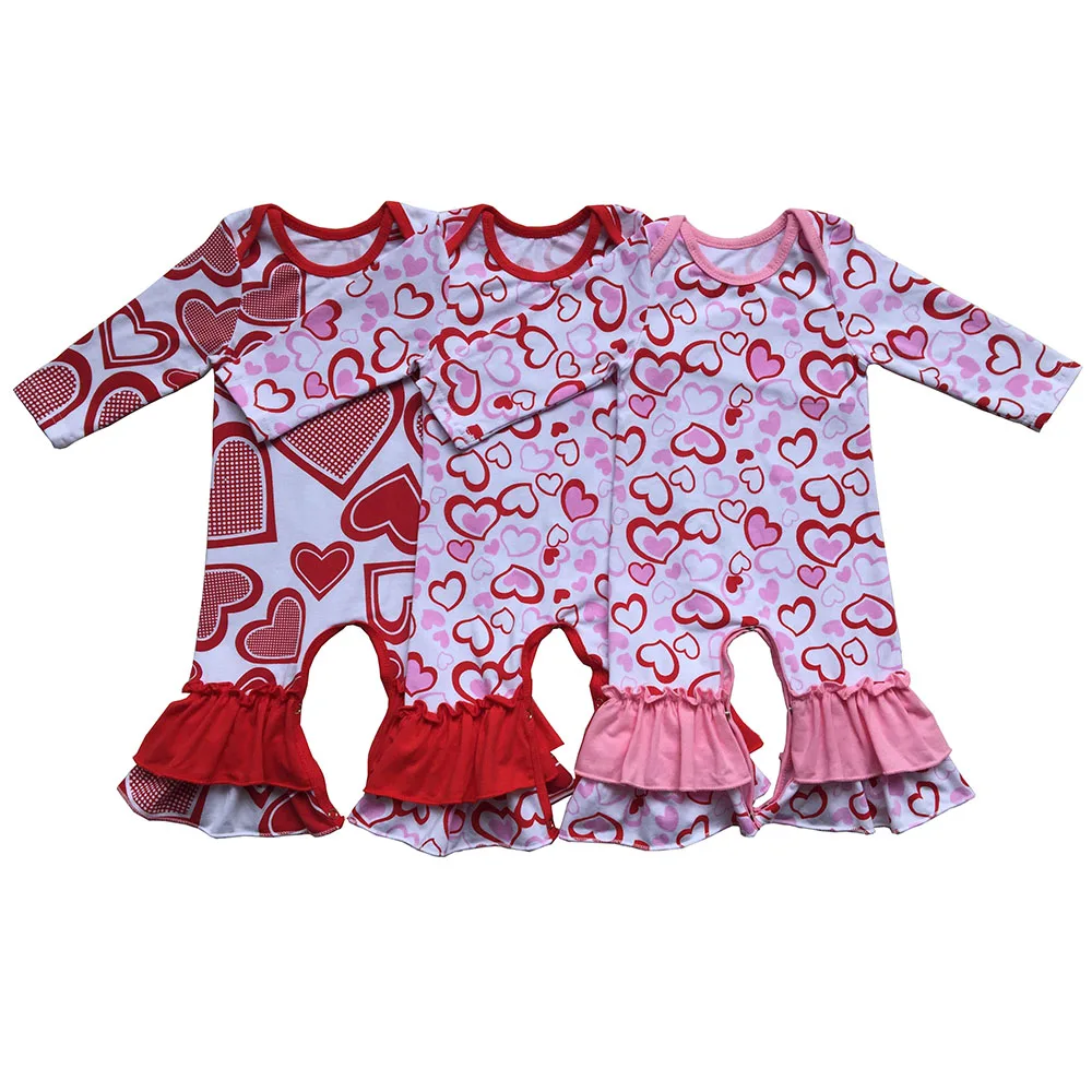 Комбинезон хлопковый с оборками на День Благодарения Рождество святого