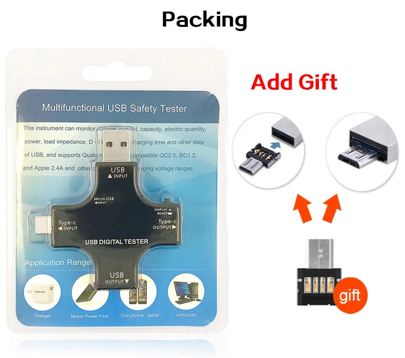 USB тестер беспроводной Bluetooth DC вольтметр напряжение тока USB-C PD метр Вольт Амперметр детектор Банк питания зарядное устройство индикатор