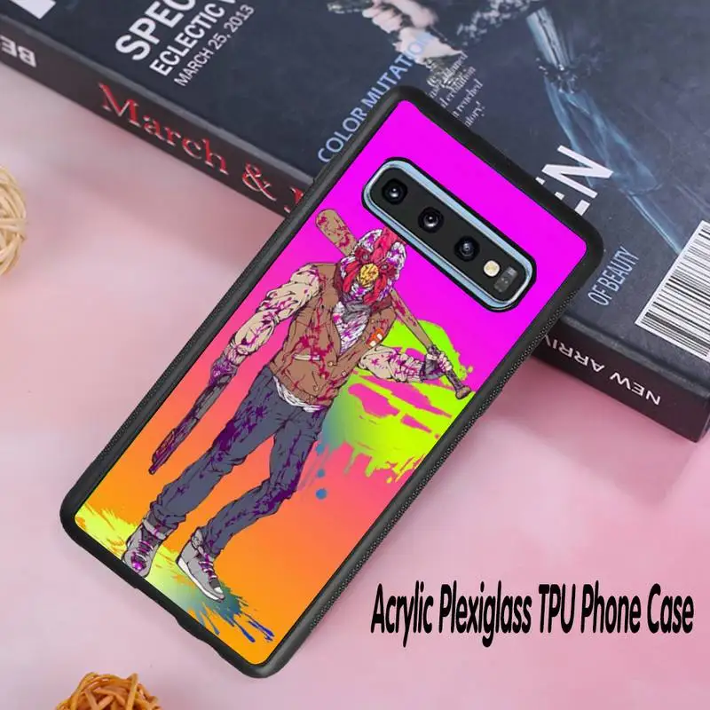 

Cool Game Hotline Miami New Personalized Phone Case Acrylic Plexiglass TPU For Samsung Galaxy S8 S9 S10 S20 PLUS ULTRA S6edge