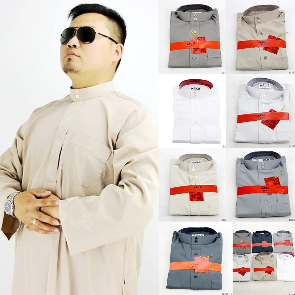Мусульманская одежда djellaba qamis homme Арабская мусульманская Пакистан джубба Тобе