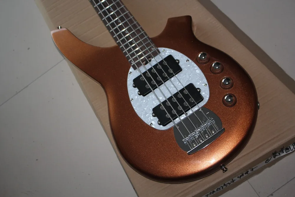 Новинка года+ фабрика+ Ernie Ball Music Man морской скат BONGO Bass металлический цвет 6 струн bongo bass для музыкантов, Бонго