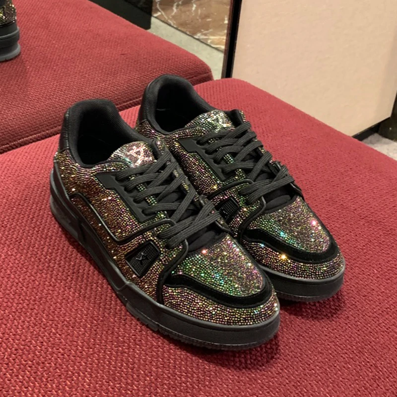 

VL Lovers Shoes Italian Skull Logo Latest Casual White Men's Shoes Genuine Leather Fashion All-around Counter Quality Size 35-45