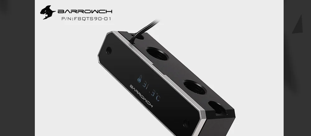 Barrowch FBQTS90-01, цифровой дисплей мост для курган GPU Блок, вертикальный выделенный 90 градусов мост разъем