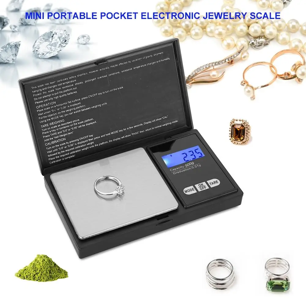 Цифровые Мини весы для ювелирных изделий профессиональные портативные