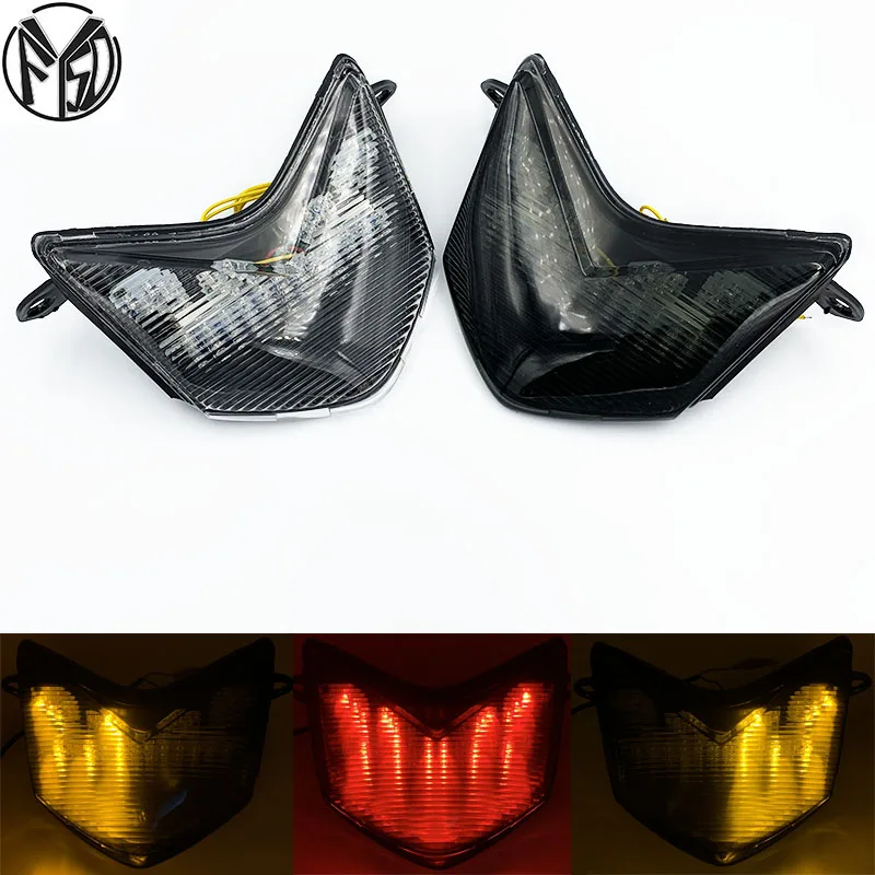 

Rear Tail Brake Turn Signals Integrated Led Light For 2006 2007 KAWASAKI Ninja ZX10 ZX636 ZX-10R Integrated LED Tail Light