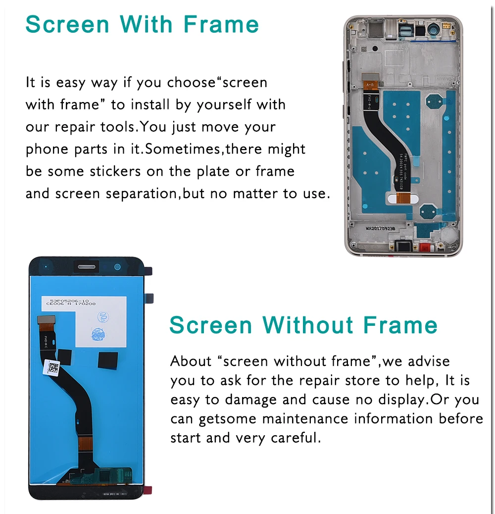 Pantalla t&aacute;ctil Original para Huawei P10 Lite, piezas de repuesto de digitalizador LCD, WAS-LX1 LX2 LX3-3