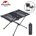 Туристический стол Naturehike, ультралегкий портативный складной, алюминиевый сплав, туристические столы, оборудование для кемпинга